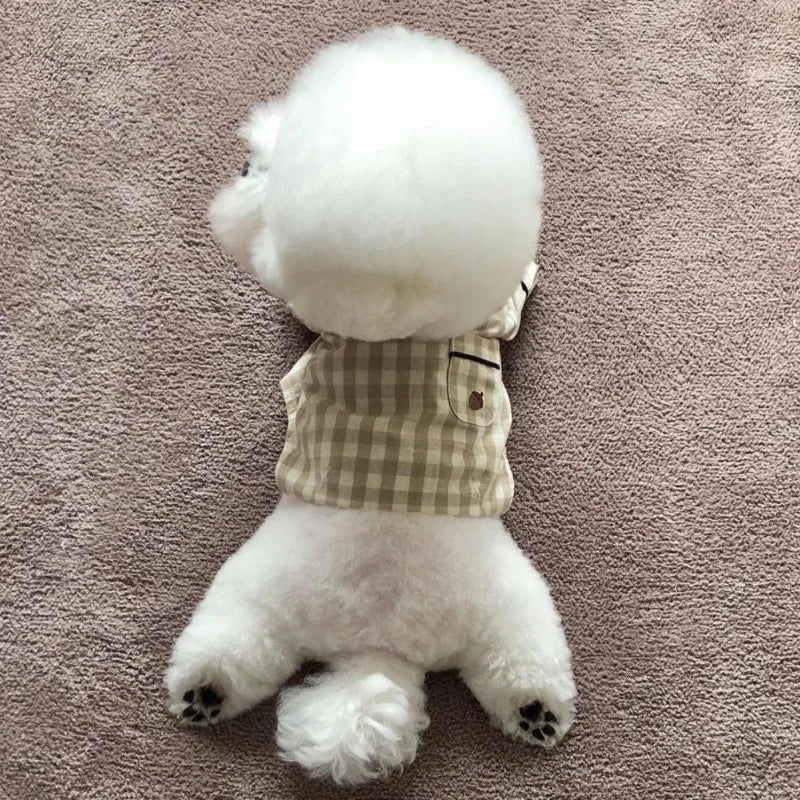Plaid Dog Pajamas – Cute Summer Costume