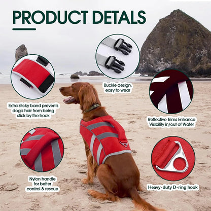 Dog Life Jacket – Safe, Reflective & Stylish