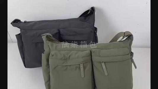 Casual Multi-pocket Messenger Bags for Women Fashion Nylon Shoulder Bag Ladies Large Handbags Female Travel Shopping Tote Purse
